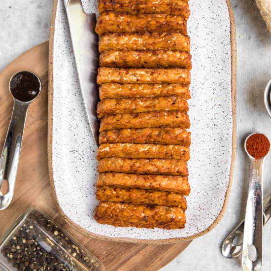 How to Cook Smoky Tempeh - Recipe photo by from my bowl