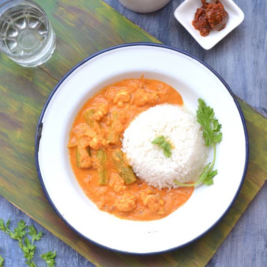 Goan Prawns Curry With Drumstick - Recipe photo by rakshaskitchen