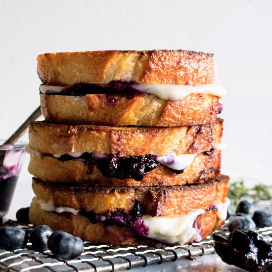 Blueberry Cheddar Grilled Cheese - Recipe photo by The Original Dish