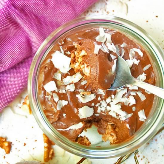 Spicy Chocolate Avocado Mousse Cups - Recipe photo by brightrootskitchen