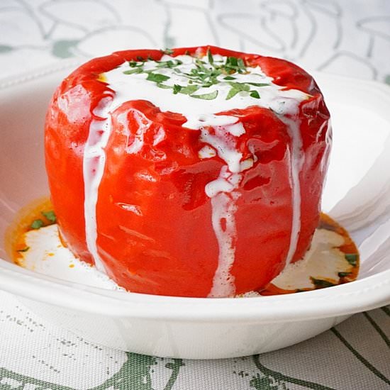 Stuffed peppers with vegetables - Recipe photo by lacuisinedesimona