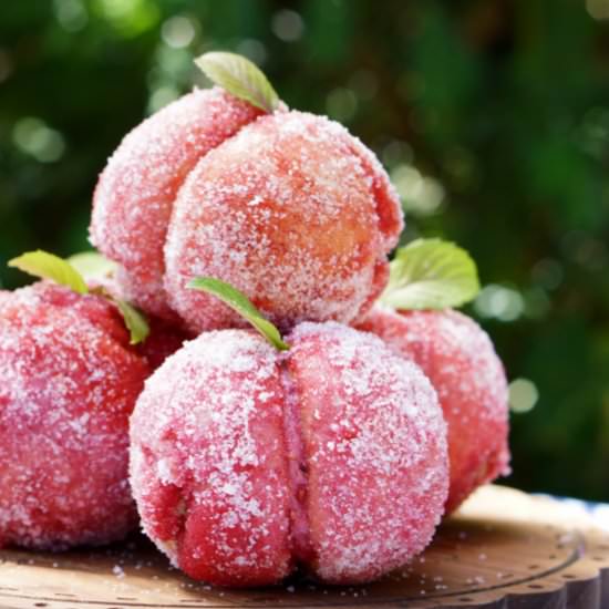 Peach Cookies - Recipe photo by jennyisbaking.com