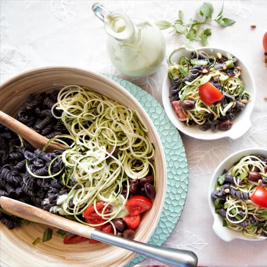 Black Bean Pasta Salad-Instant Pot - Recipe photo by greenschemetv