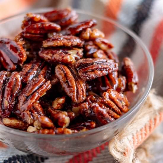 Stove Top Candied Pecans - Recipe photo by Sweet Tea and Thyme