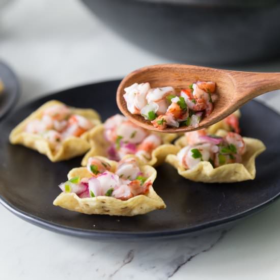Shrimp Ceviche - Recipe photo by Ethnic Spoon