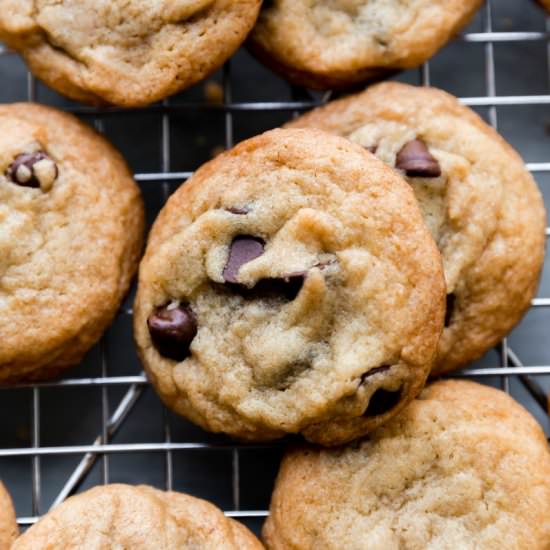 Crispy Chocolate Chip Cookies - Recipe photo by sallysbakingaddiction