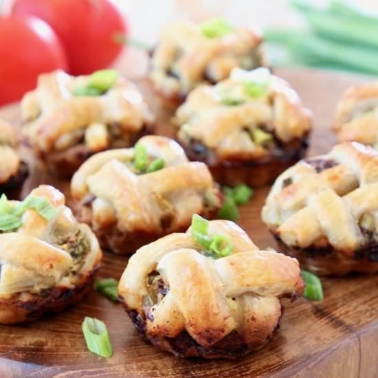 Spinach Feta Mini Pies - Recipe photo by Whitney Bond