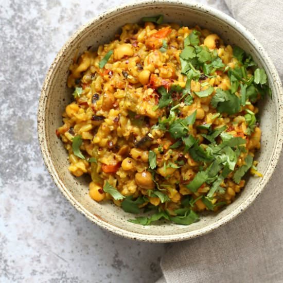 Instant Pot Black Eyed Peas Rice - Recipe photo by richa