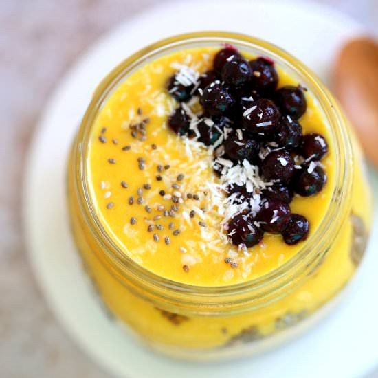 Mango Overnight Oats - Recipe photo by richa