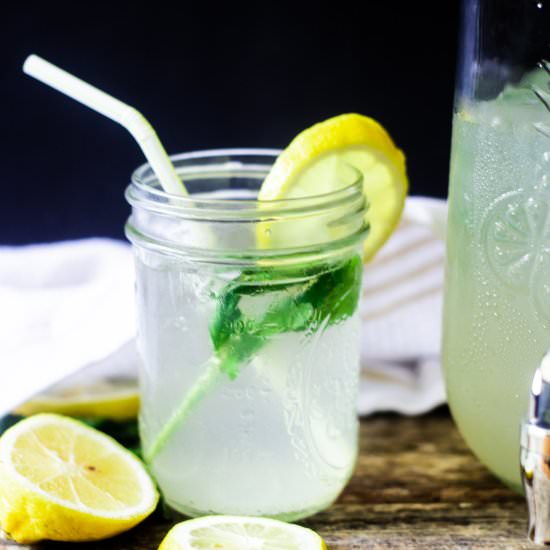 Homemade Mint Ginger Lemonade - Recipe photo by everyday eileen