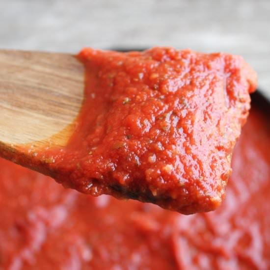 Homemade Marinara Sauce - Recipe photo by thespeedyspatula
