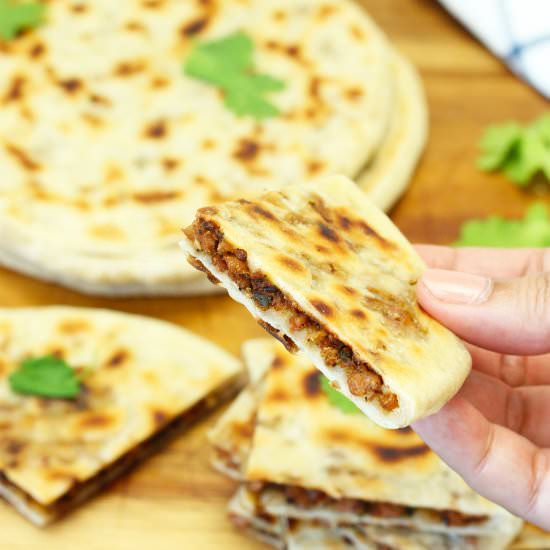 Chicken Keema Paratha - Recipe photo by El Mundo Eats