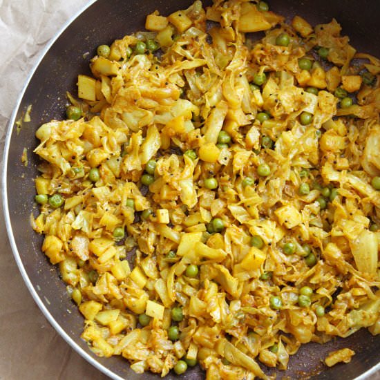Cabbage Fennel Seeds Indian Curry - Recipe photo by spiceinthebox