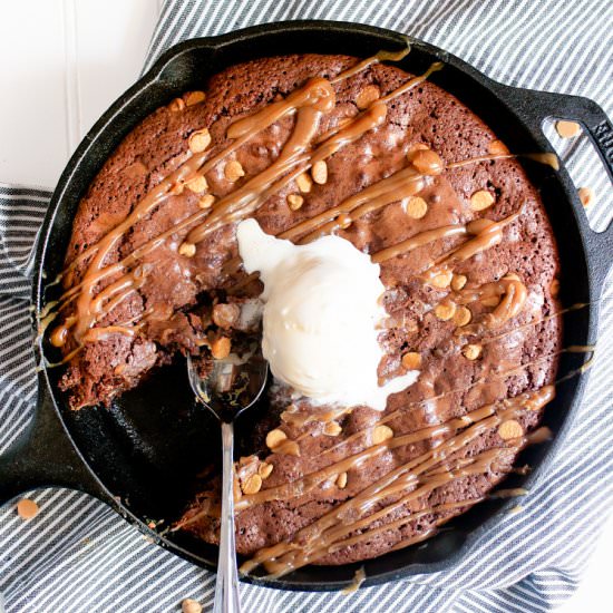 Chocolate Peanut Butter Brownies - Recipe photo by asliceofsweet
