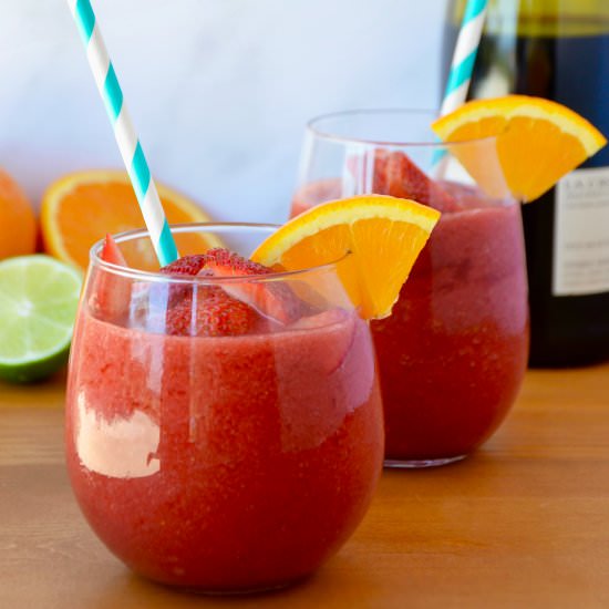 The Best Frozen Sangria - Recipe photo by justataste