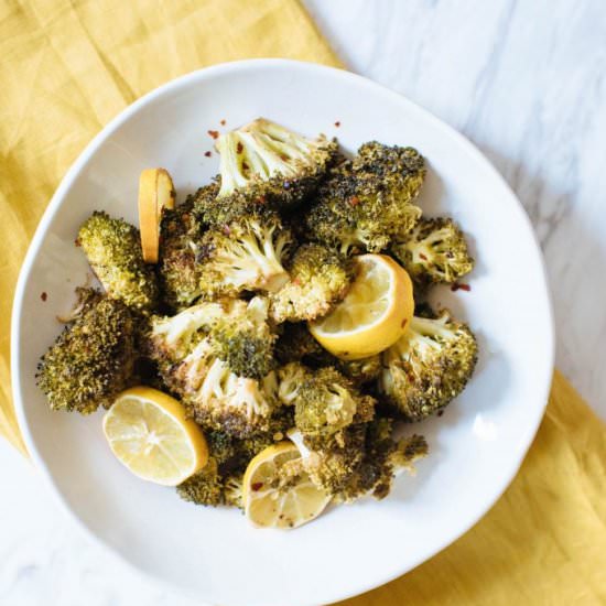 The Best Roasted Brocolli - Recipe photo by Nutrition Stripped