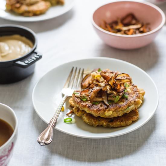 Savory Corn Pancakes - Recipe photo by thenewbaguette