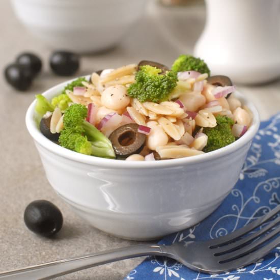 Broccoli and Olive Orzo Salad - Recipe photo by alisonsallspice