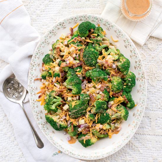 Broccoli Salad with Bacon - Recipe photo by vintagekitty