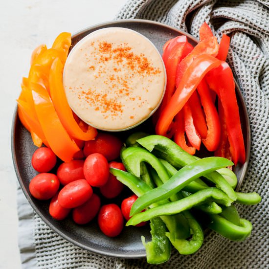 White Bean Korean Hummus - Recipe photo by getwellwithem