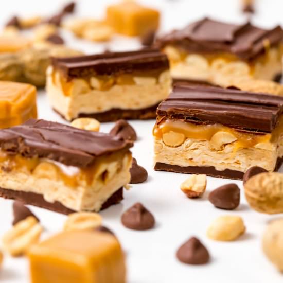 Copycat Snickers bars - Recipe photo by thanksgiving