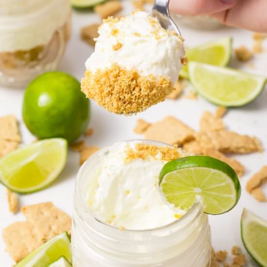 No-bake Key lime pie in a jar - Recipe photo by thanksgiving
