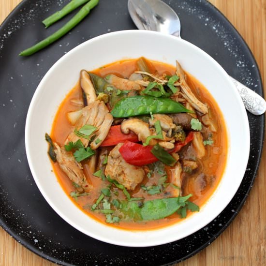 Thai Red Curry Chicken - Recipe photo by Spice Chronicles