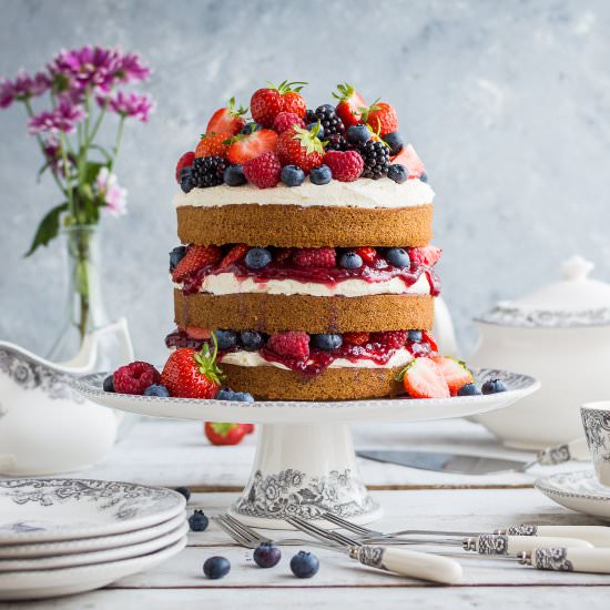 Vegan Vanilla Cake - Recipe photo by Domestic Gothess