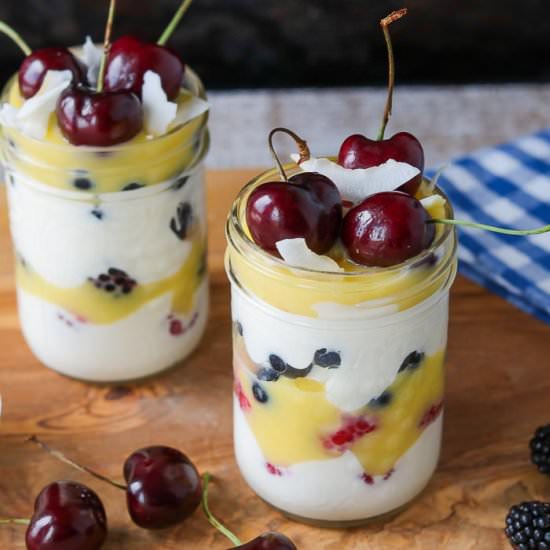 No Bake Dessert in a Jar - Recipe photo by Girl Heart Food