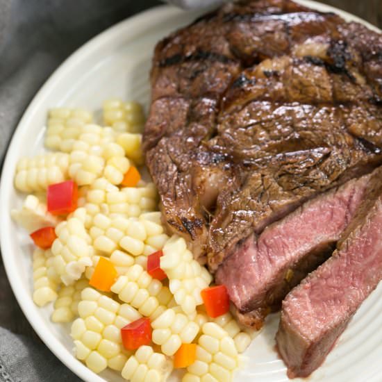 Grilled Korean Beef Steaks - Recipe photo by thatskinnychickcanbake