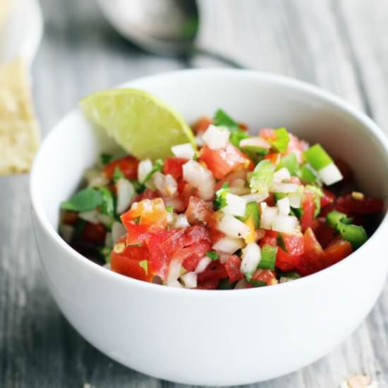 Zesty Garden Tomato Salsa - Recipe photo by Buy This Cook That