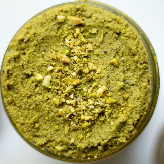 Pistachio Butter - Recipe photo by LifesLittleSweets