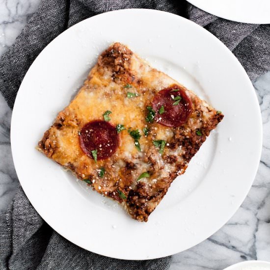 Low-Carb Zucchini Pizza Casserole - Recipe photo by realbalanced