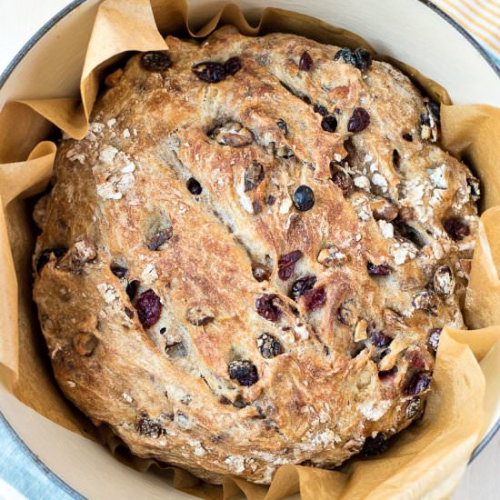 No-Knead Harvest Wheat Bread - Recipe photo by certifiedpastryaficionado