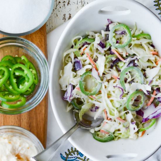 Sweet & Tangy Homemade Coleslaw - Recipe photo by linger