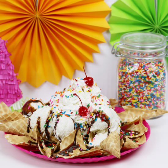 Ice Cream Nachos - Recipe photo by CrayonsAndCravings