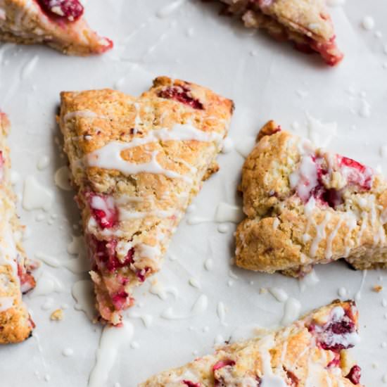 Strawberry Scones - Recipe photo by bluebowlrecipes