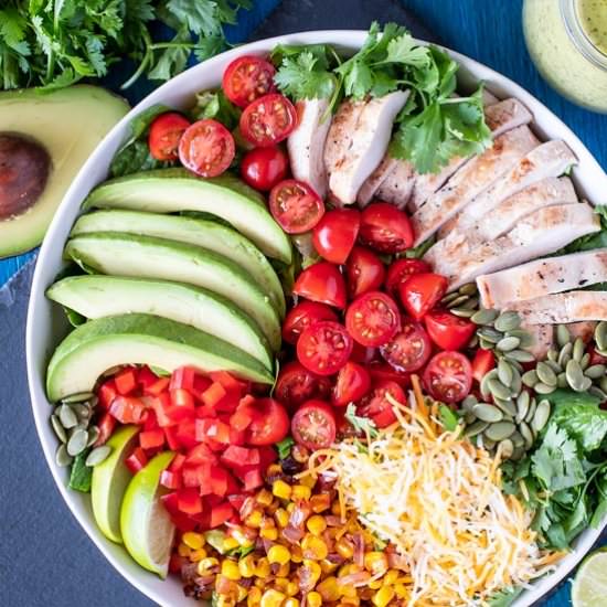 Tex Mex Chicken Salad - Recipe photo by crazyinspiredlife