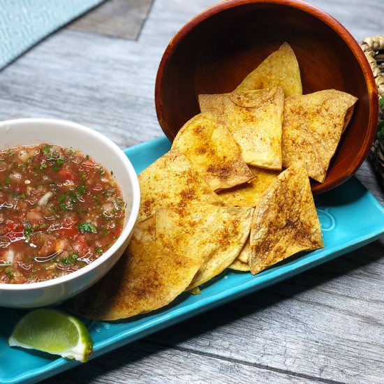 Baked Tortilla Chips - Recipe photo by theonlinefarmersmarket