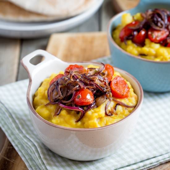 Yellow Split Pea and Cauliflower - Recipe photo by TheCookandHim