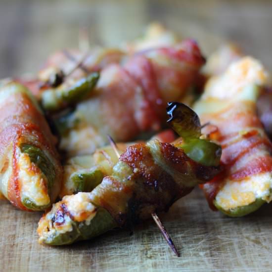 Stuffed and Grilled Jalapeños - Recipe photo by KitchenGarten