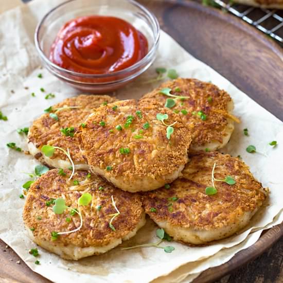 Hash Brown Potato Cakes - Recipe photo by thecozyapron