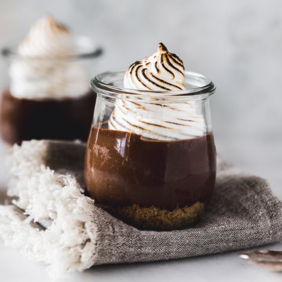 S'mores Parfaits - Recipe photo by lepetitchefsb
