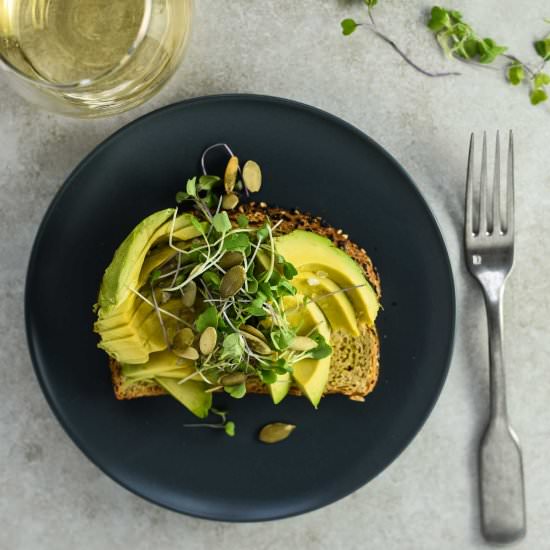 Vegan Avocado Toast - Recipe photo by plantandvine