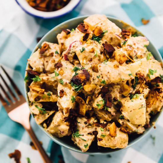 Loaded Vegan Potato Salad - Recipe photo by jessicainthekitchen