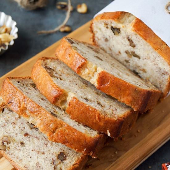 Eggless banana bread - Recipe photo by Aromatic Essence