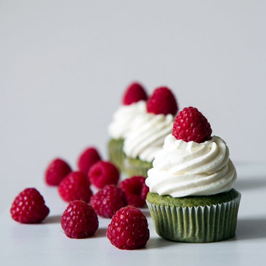Basil and elderflower cupcakes - Recipe photo by cupcake alchemist