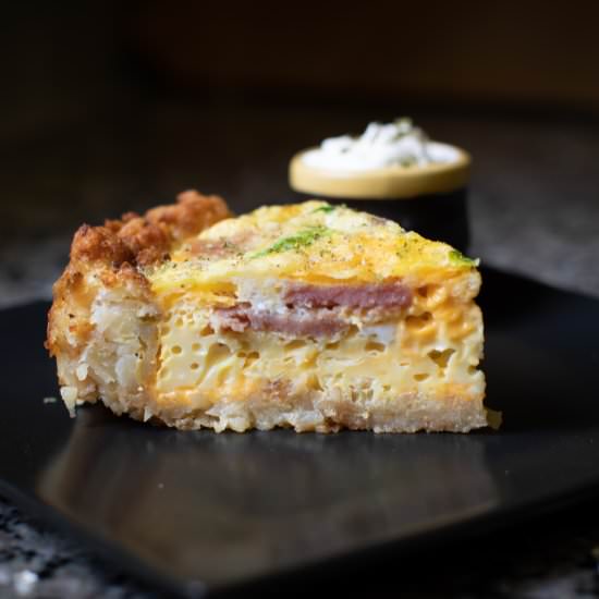 Tater Tot Breakfast Pie - Recipe photo by TheKitchenWhisperer