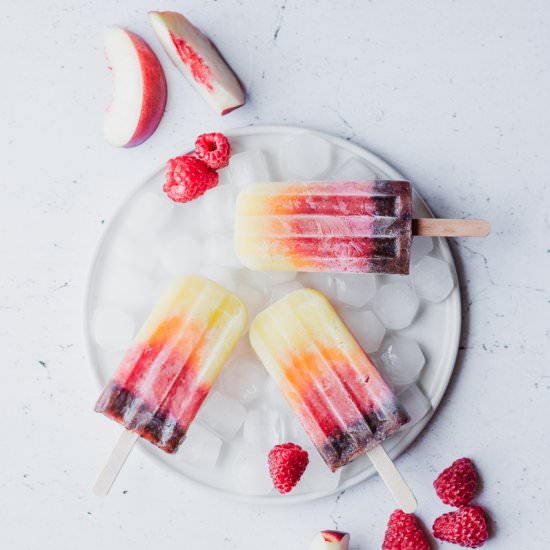 Degrade fruit sugar free popsicles - Recipe photo by Mangio Quindi Sono