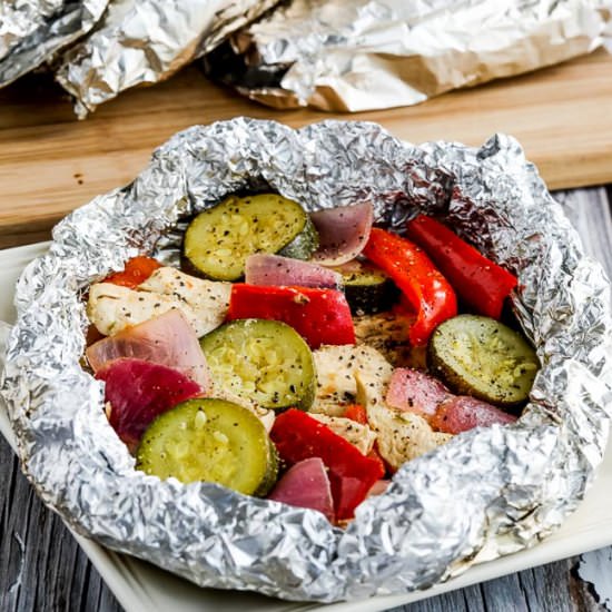 Low-Carb Tin Foil Dinners - Recipe photo by kalynskitchen